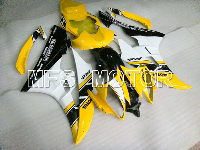 Yamaha YZF-R6 2006-2007 Injection ABS verkleidung - MOTUL - Gelb Weiß - MFS3692