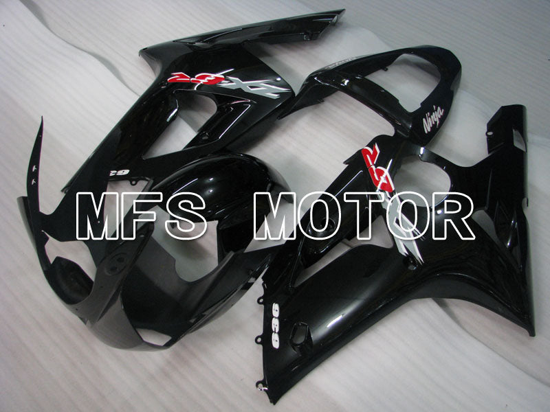 Kawasaki NINJA ZX6R 2003-2004 Injection ABS Fairing - Factory Style - Black - MFS3698
