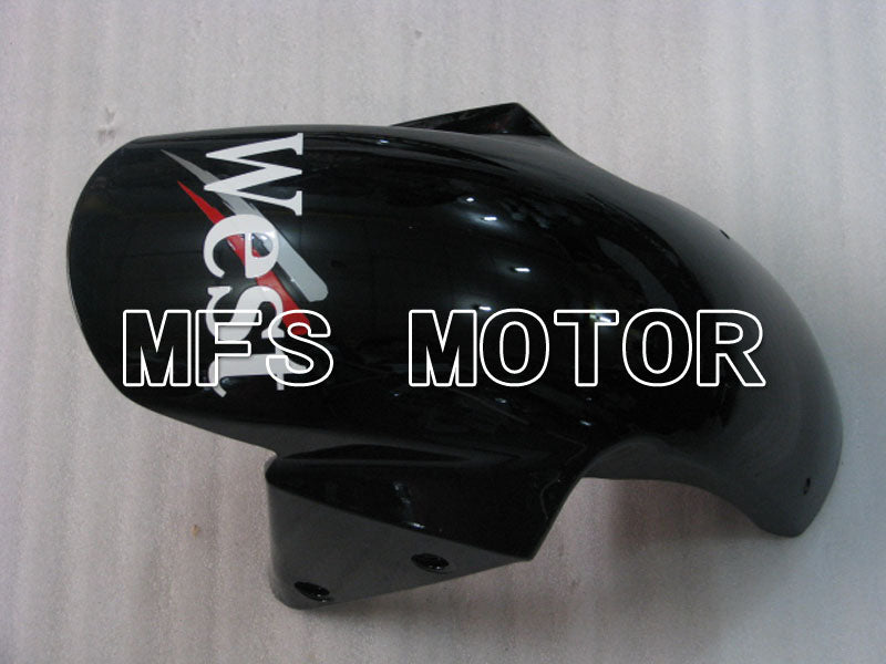 Kawasaki NINJA ZX6R 2003-2004 Injection ABS Fairing - West - Black White - MFS3720
