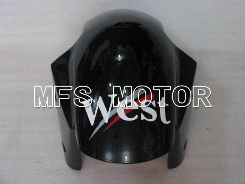 Kawasaki NINJA ZX6R 2003-2004 Injection ABS Fairing - West - Black White - MFS3720