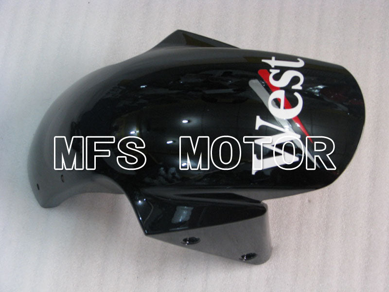 Kawasaki NINJA ZX6R 2003-2004 Injection ABS Fairing - West - Black White - MFS3720