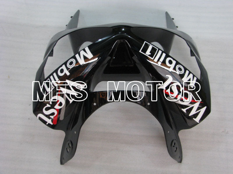 Kawasaki NINJA ZX6R 2003-2004 Injection ABS Fairing - West - Black White - MFS3720