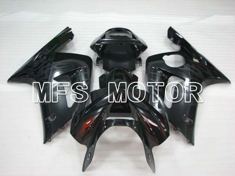 Kawasaki NINJA ZX6R 2003-2004 Injection ABS Fairing - Flame - Black - MFS3722