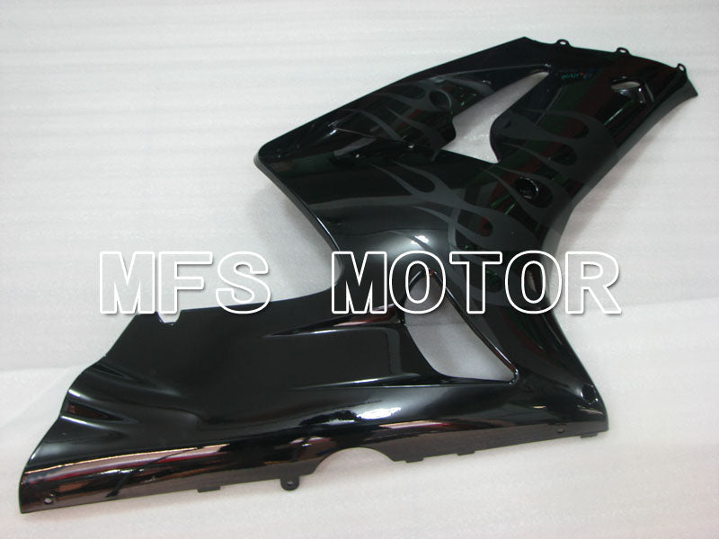 Kawasaki NINJA ZX6R 2003-2004 Injection ABS Fairing - Flame - Black - MFS3722
