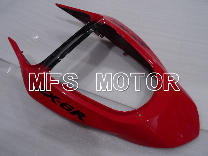 Kawasaki NINJA ZX6R 2003-2004 Injection ABS Fairing - Factory Style - Black Red - MFS3727