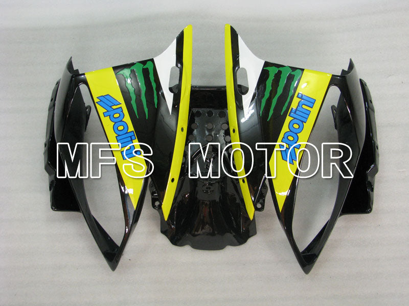Yamaha YZF-R6 2006-2007 Injection ABS verkleidung - Monster - Gelb Schwarz - MFS3729