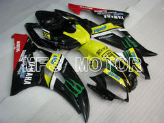 Yamaha YZF-R6 2006-2007 Injection ABS verkleidung - Monster - Gelb Schwarz - MFS3729