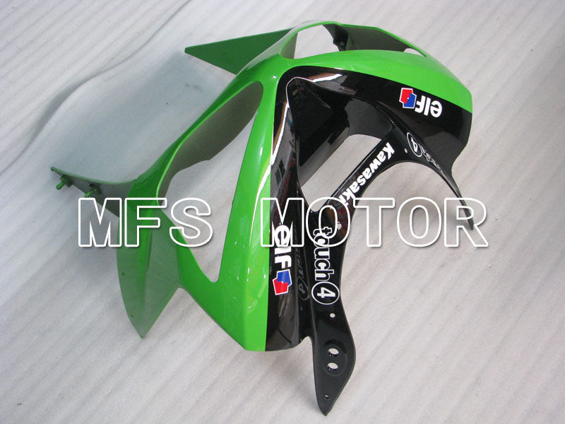 Kawasaki NINJA ZX6R 2003-2004 Injection ABS Fairing - Monster - Black Green - MFS3735