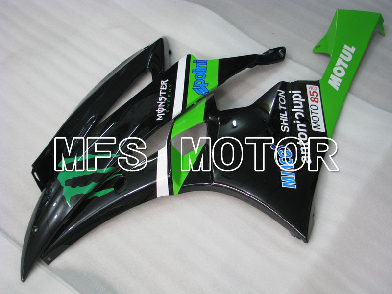 Yamaha YZF-R6 2006-2007 Injection ABS verkleidung - Monster - Grün Schwarz - MFS3740