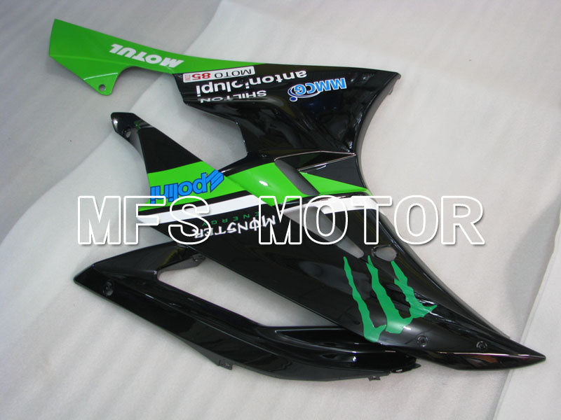 Yamaha YZF-R6 2006-2007 Injection ABS verkleidung - Monster - Grün Schwarz - MFS3740