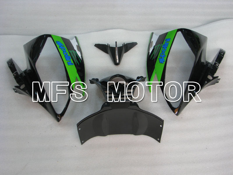 Yamaha YZF-R6 2006-2007 Injection ABS verkleidung - Monster - Grün Schwarz - MFS3740