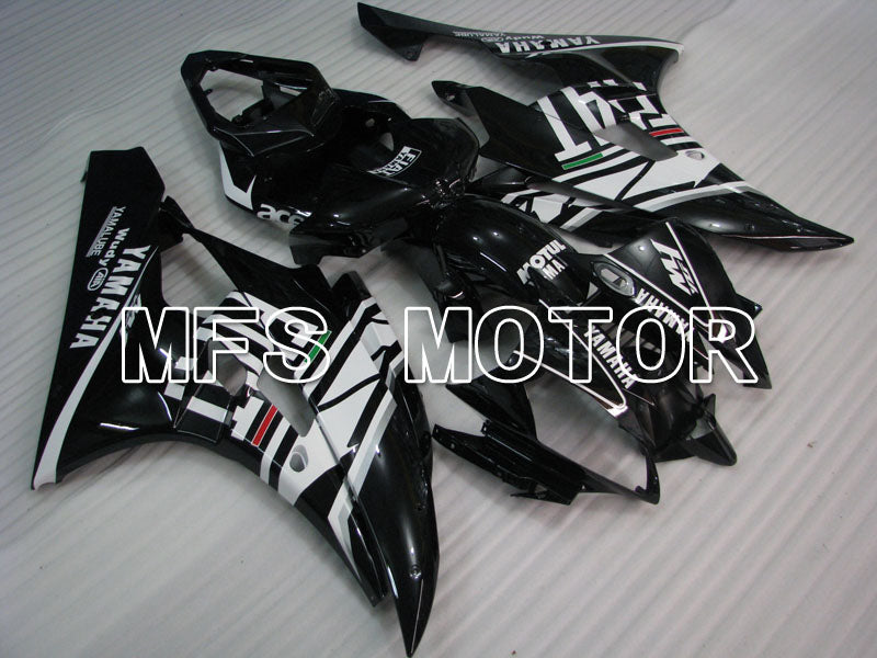 Yamaha YZF-R6 2006-2007 Injection ABS Fairing - FIAT - Black White - MFS3745