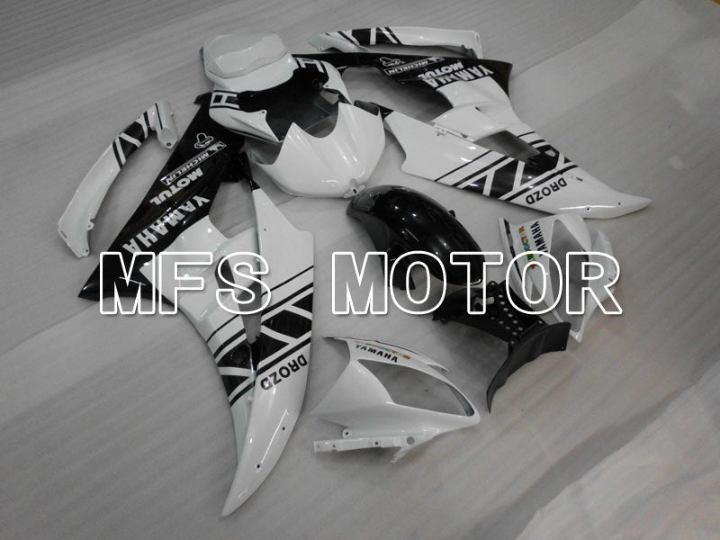 Yamaha YZF-R6 2006-2007 Injection ABS Fairing - Others - Black White - MFS3748