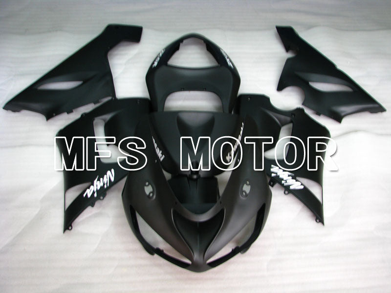 Kawasaki NINJA ZX6R 2005-2006 Injection ABS Fairing - Factory Style - Black Matte - MFS3753