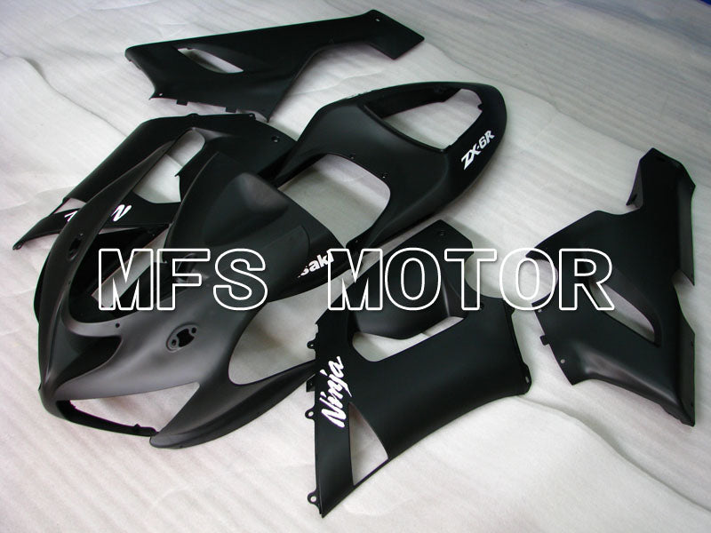 Kawasaki NINJA ZX6R 2005-2006 Injection ABS Fairing - Factory Style - Black Matte - MFS3753