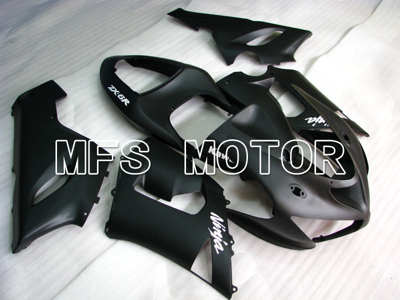 Kawasaki NINJA ZX6R 2005-2006 Injection ABS Fairing - Factory Style - Black Matte - MFS3753