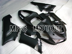 Kawasaki NINJA ZX6R 2005-2006 Injection ABS Fairing - Factory Style - Black Matte - MFS3753