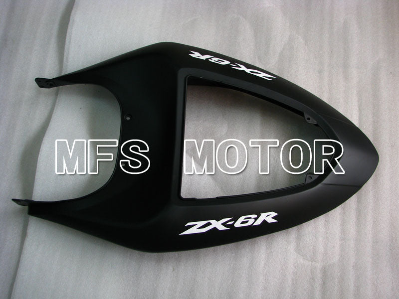 Kawasaki NINJA ZX6R 2005-2006 Injection ABS Fairing - Factory Style - Black Matte - MFS3753