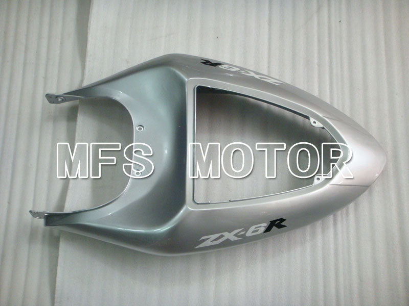 Kawasaki NINJA ZX6R 2005-2006 Injection ABS Fairing - Factory Style - Silver - MFS3755