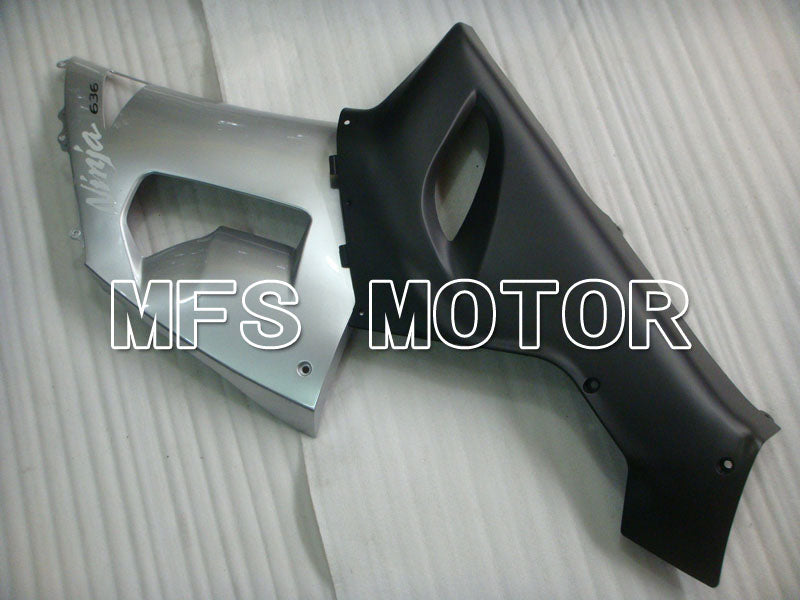 Kawasaki NINJA ZX6R 2005-2006 Injection ABS Fairing - Factory Style - Silver - MFS3755