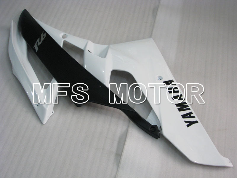 Yamaha YZF-R6 2006-2007 Injection ABS Fairing - Factory Style - White Black Matte - MFS3756