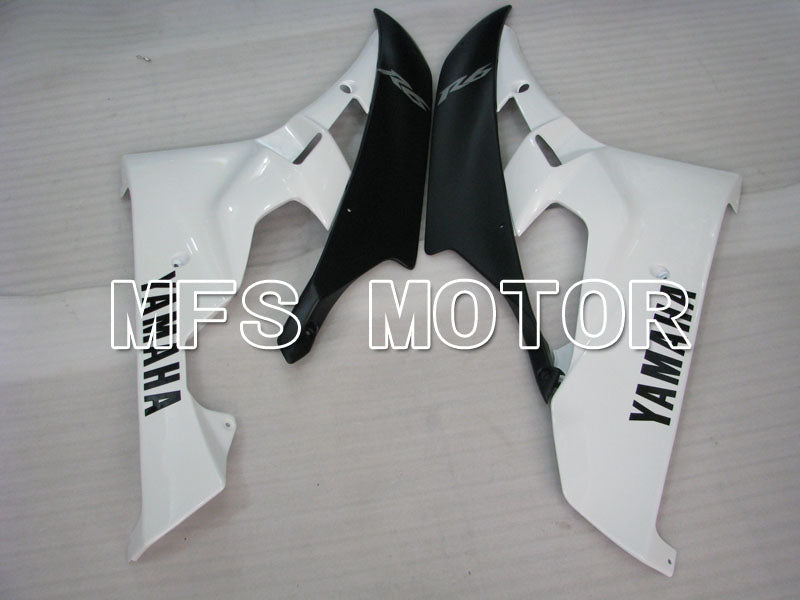 Yamaha YZF-R6 2006-2007 Injection ABS Fairing - Factory Style - White Black Matte - MFS3756