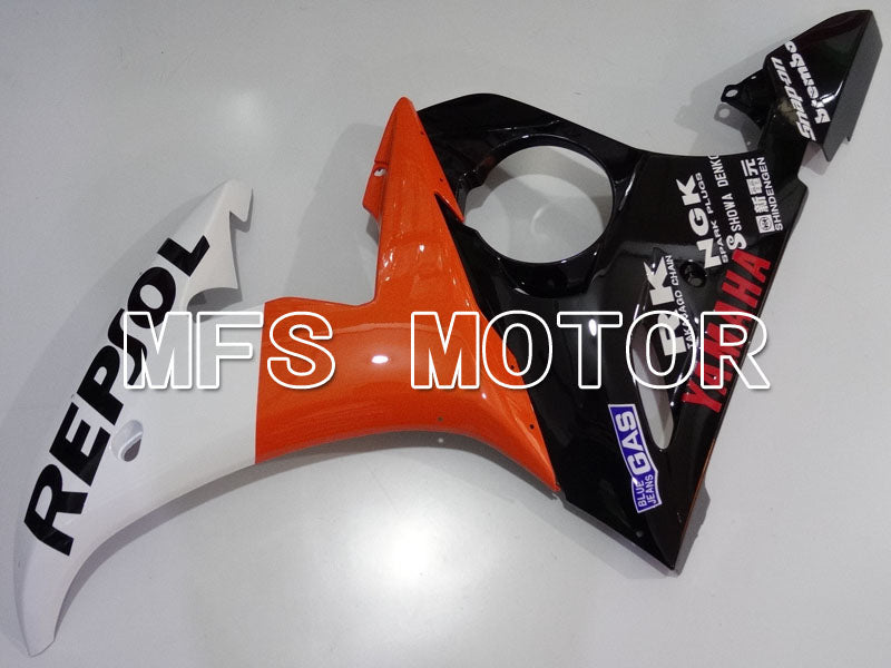 Yamaha YZF-R6 2005 Injection ABS Fairing - Repsol -  Orange White - MFS3757