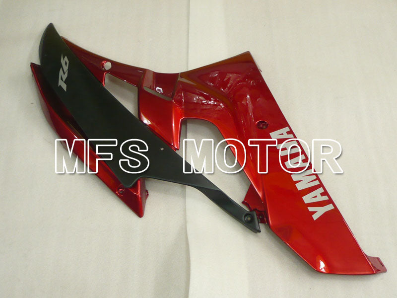 Yamaha YZF-R6 2006-2007 Injection ABS Verkleidung - Factory Style - Weinrot Schwarz Matt - MFS3759