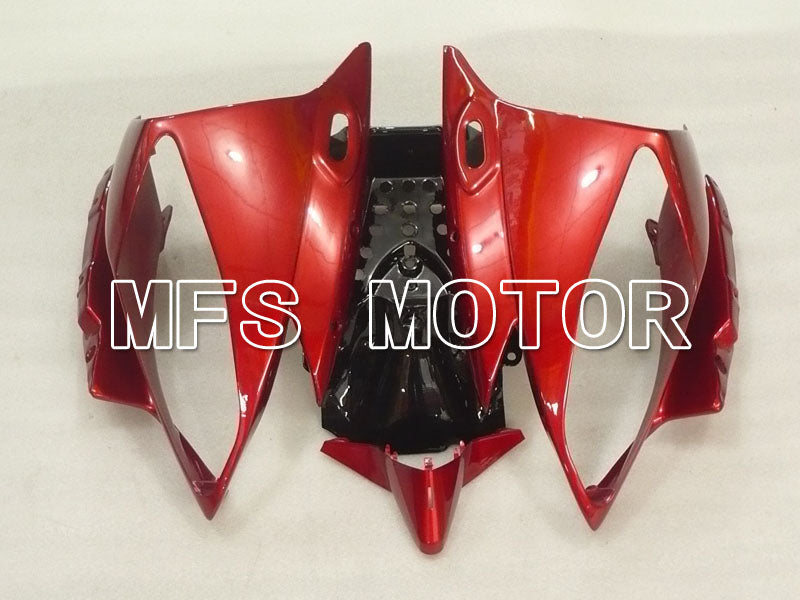 Yamaha YZF-R6 2006-2007 Injection ABS Verkleidung - Factory Style - Weinrot Schwarz Matt - MFS3759
