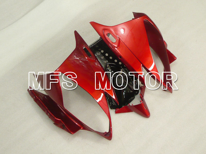 Yamaha YZF-R6 2006-2007 Injection ABS Verkleidung - Factory Style - Weinrot Schwarz Matt - MFS3759
