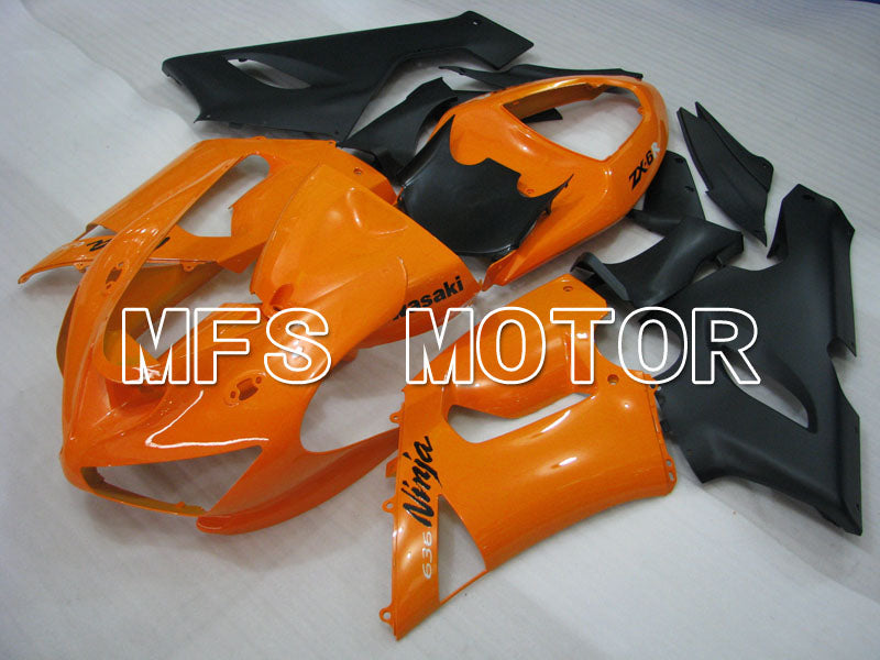 Kawasaki NINJA ZX6R 2005-2006 Injection ABS Fairing - Factory Style - Orange - MFS3763