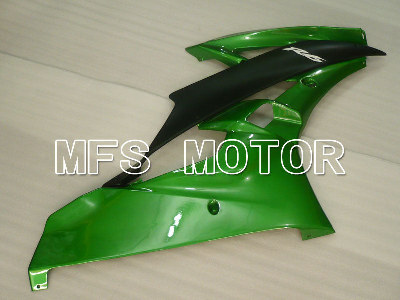 Yamaha YZF-R6 2006-2007 Injection ABS Verkleidung - Factory Style - Grün Schwarz Matt - MFS3765