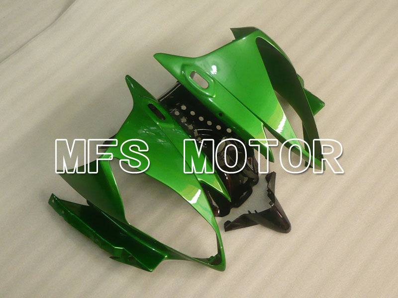 Yamaha YZF-R6 2006-2007 Injection ABS Verkleidung - Factory Style - Grün Schwarz Matt - MFS3765