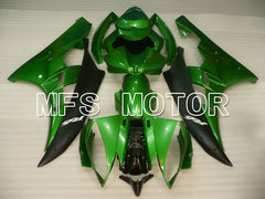 Yamaha YZF-R6 2006-2007 Injection ABS Verkleidung - Factory Style - Grün Schwarz Matt - MFS3765