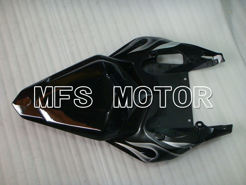 Yamaha YZF-R6 2006-2007 Injection ABS verkleidung - Flamme - Weiß Schwarz - MFS3767