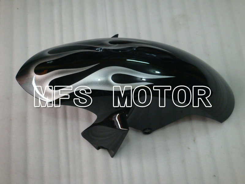 Yamaha YZF-R6 2006-2007 Injection ABS verkleidung - Flamme - Weiß Schwarz - MFS3767