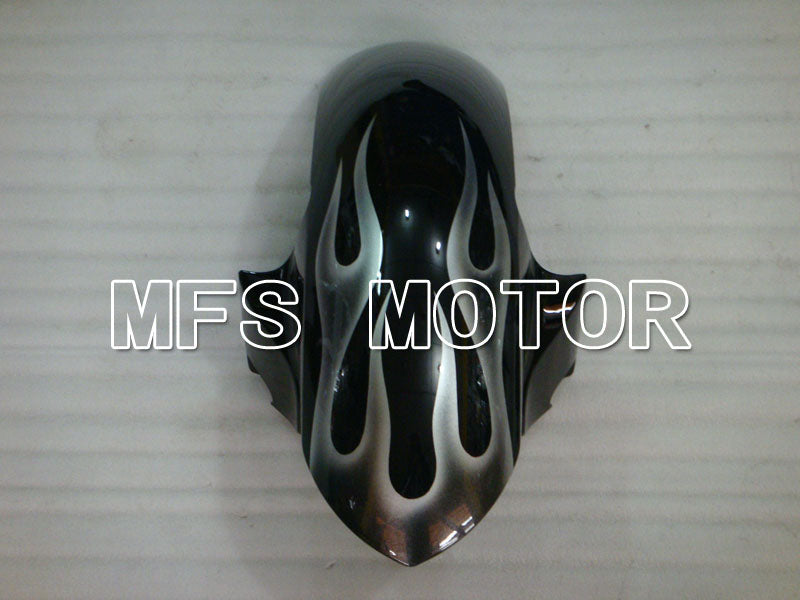 Yamaha YZF-R6 2006-2007 Injection ABS verkleidung - Flamme - Weiß Schwarz - MFS3767