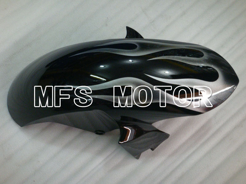 Yamaha YZF-R6 2006-2007 Injection ABS verkleidung - Flamme - Weiß Schwarz - MFS3767