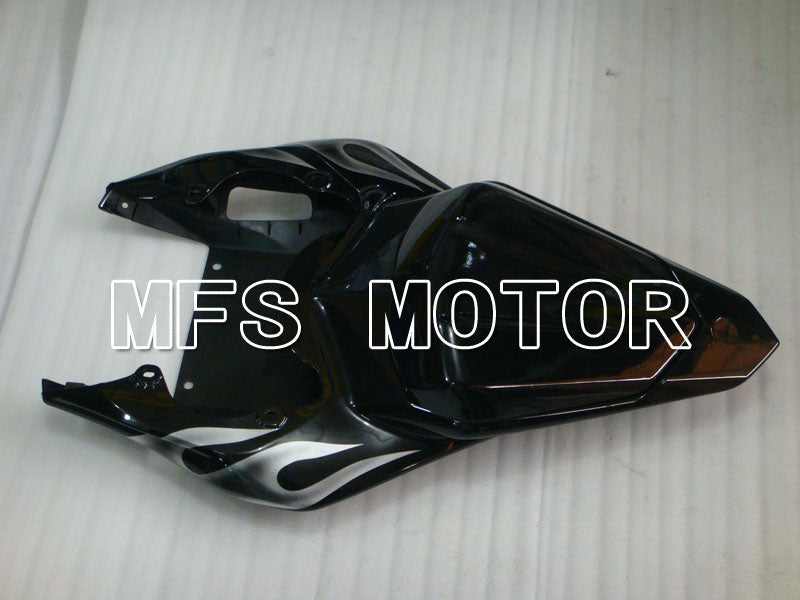 Yamaha YZF-R6 2006-2007 Injection ABS verkleidung - Flamme - Weiß Schwarz - MFS3767