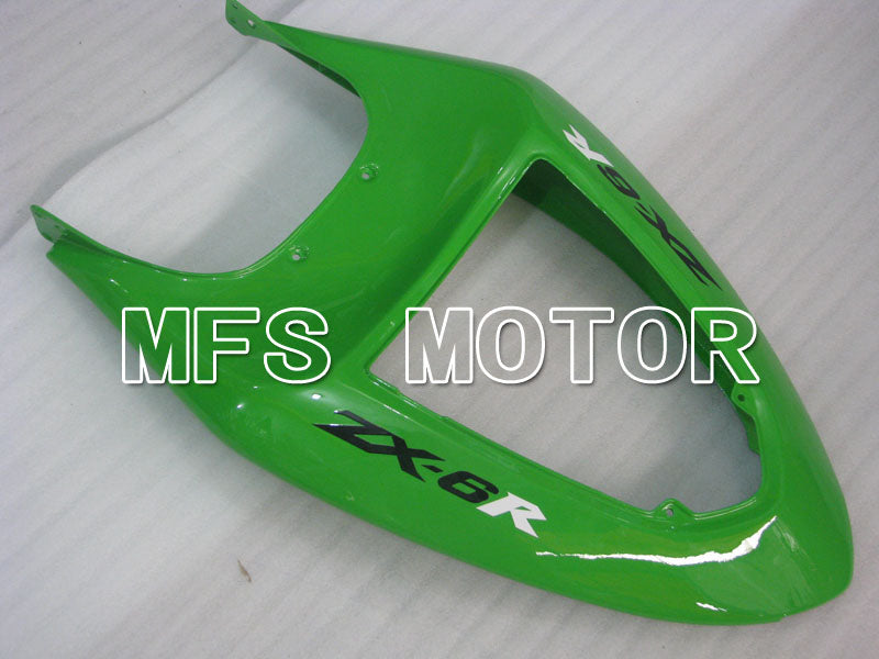 Kawasaki NINJA ZX6R 2005-2006 Injection ABS Fairing - Factory Style - Green - MFS3768