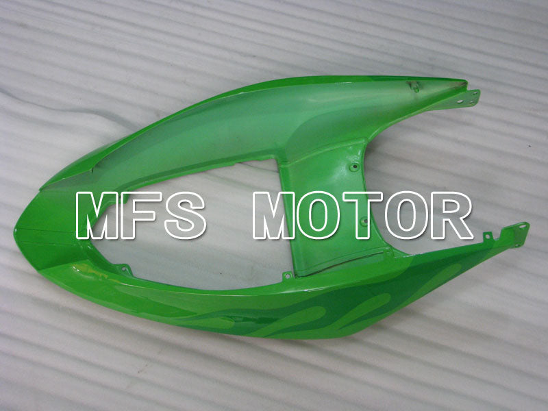 Kawasaki NINJA ZX6R 2005-2006 Injection ABS Fairing - Flame - Green - MFS3772