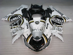 Kawasaki NINJA ZX6R 2005-2006 Injection ABS Fairing - Lucky Strike - Black White - MFS3773