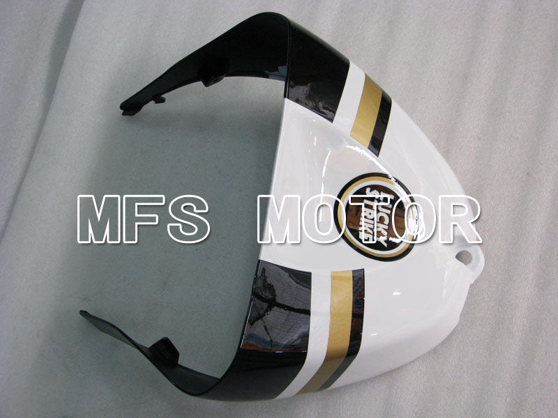 Kawasaki NINJA ZX6R 2005-2006 Injection ABS Fairing - Lucky Strike - Black White - MFS3773