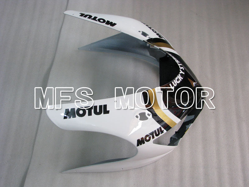 Kawasaki NINJA ZX6R 2005-2006 Injection ABS Fairing - Lucky Strike - Black White - MFS3773