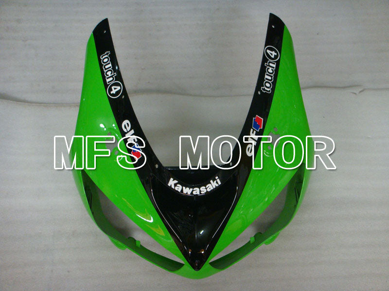 Kawasaki NINJA ZX6R 2005-2006 Injection ABS Fairing - Monster - Black Green - MFS3777