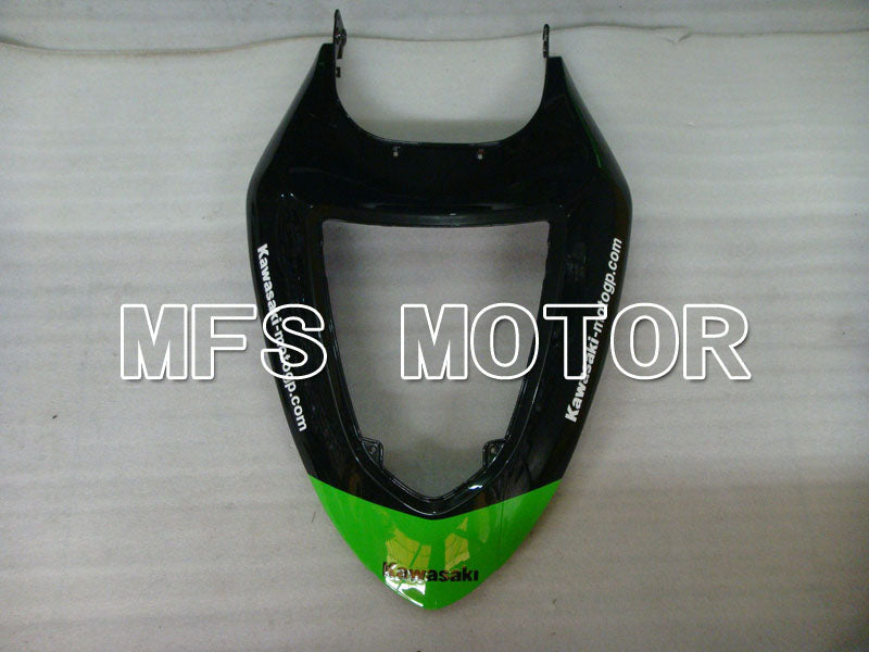 Kawasaki NINJA ZX6R 2005-2006 Injection ABS Fairing - Monster - Black Green - MFS3777