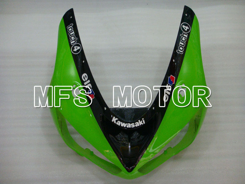 Kawasaki NINJA ZX6R 2005-2006 Injection ABS Fairing - Monster - Black Green - MFS3780
