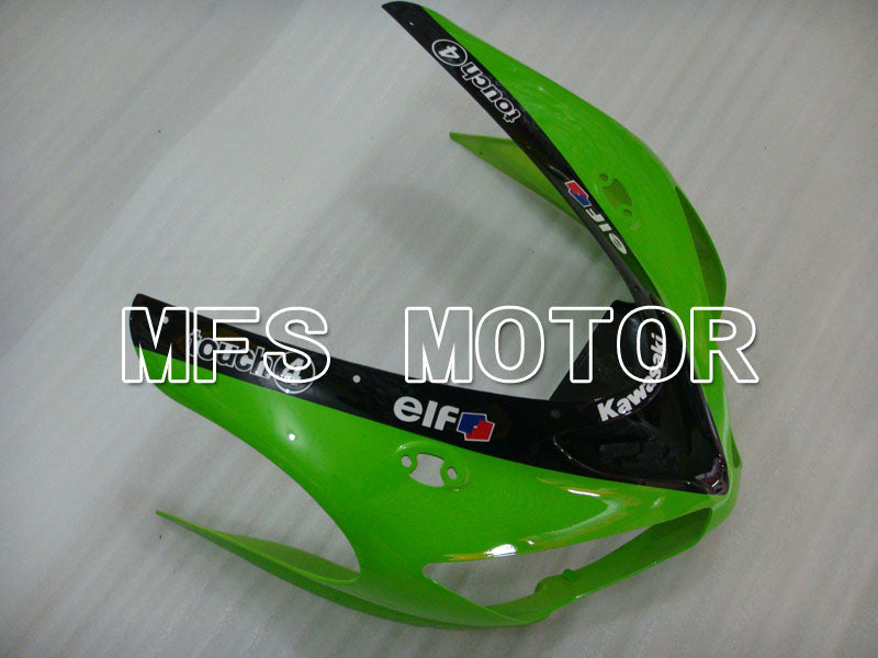 Kawasaki NINJA ZX6R 2005-2006 Injection ABS Fairing - Monster - Black Green - MFS3780