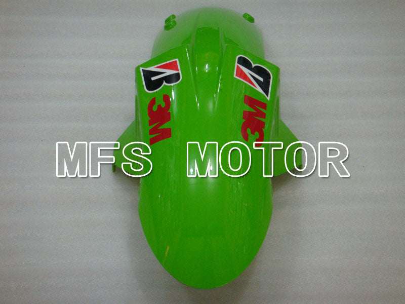 Kawasaki NINJA ZX6R 2005-2006 Injection ABS Fairing - Monster - Black Green - MFS3780
