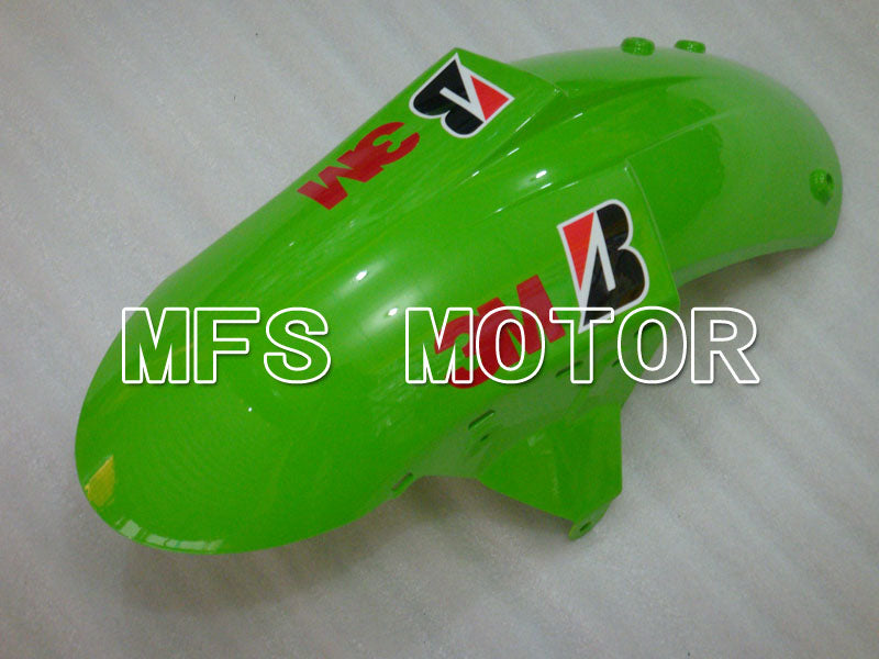 Kawasaki NINJA ZX6R 2005-2006 Injection ABS Fairing - Monster - Black Green - MFS3780